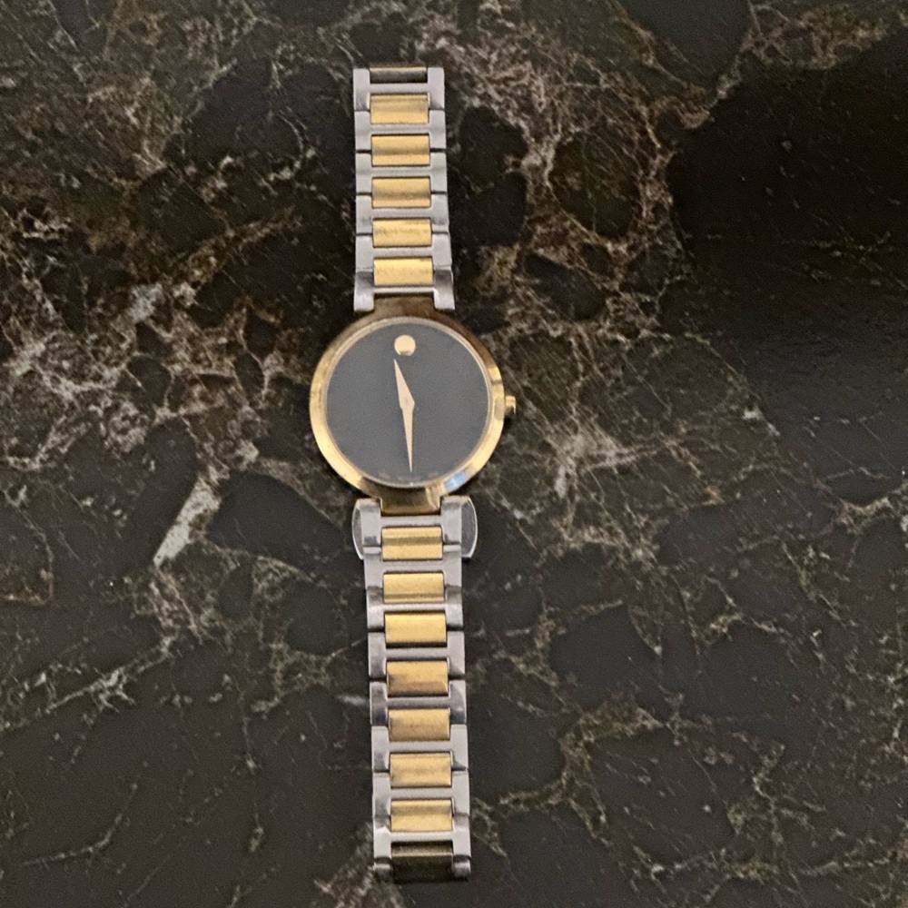 Movado Gold and Silver Women's Watch